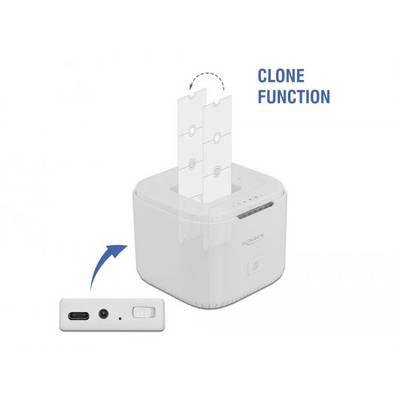 Delock 63331 USB-C®, prise femelle DC 3,5 mm Station d'accueil pour disque dur-8