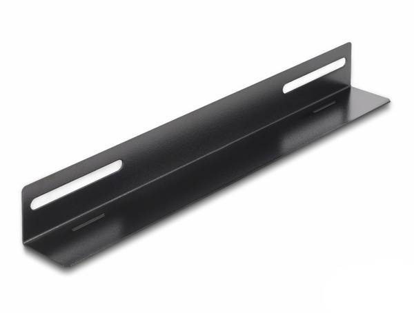 Delock 66867 19 pouces Plaque de support adapté à une baie de profondeur: 300 mm noir