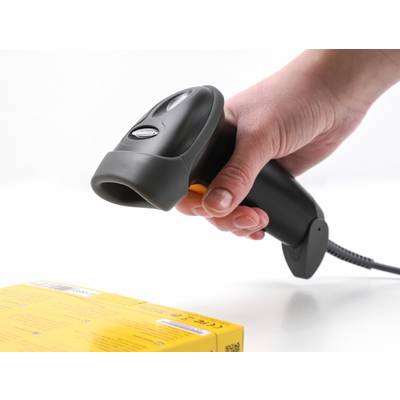 Delock 90584 Lecteur de code-barres 1D 1D laser noir scanner à main avec pied-6