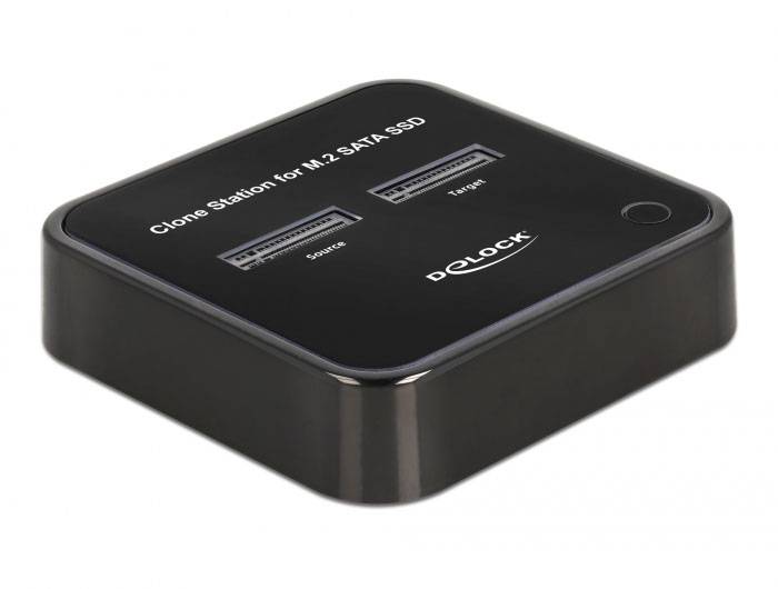 Delock 64178 USB-C® Station d'accueil pour disque dur avec fonction clonage-1