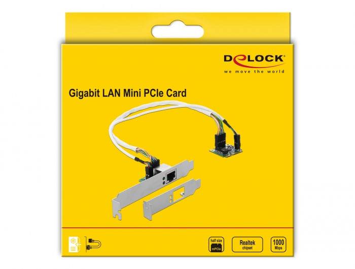 Delock 95265 Carte PCI-Express RJ45 Mini-PCI-Express-2