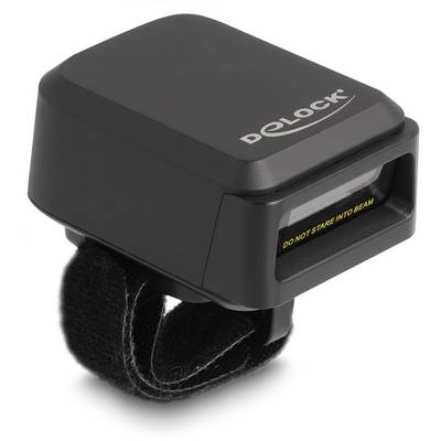 Delock 90607 Lecteur de code-barres 2D Bluetooth® 2D, 1D LED noir scanner de smartphone/tablette-0