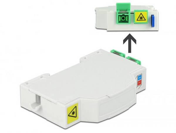 Delock 85922 Prise fibre optique (FO) blanc 1 pc(s)