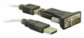 Delock USB 2.0 Adaptateur [1x USB 2.0 type A mâle - 1x série (9 pôles)] 61425 0 mm