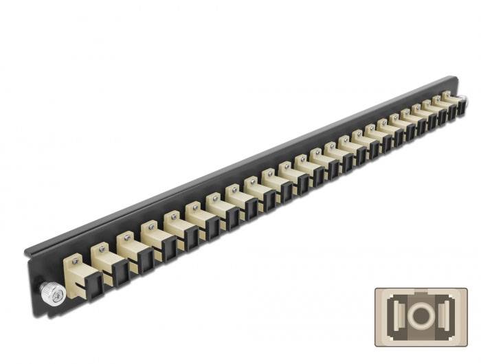 Delock 43353 Cache frontal à fibre optique 1 UH-1