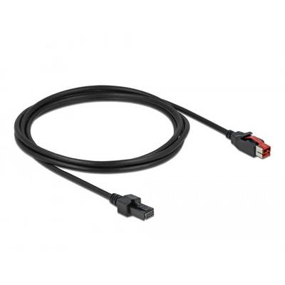 Un câble SATA noir avec une fiche à chaque extrémité, utilisé pour connecter des disques durs ou des SSD à une carte mère.