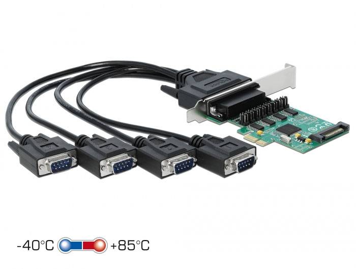 Delock 89938 Carte PCI-Express RS232 PCIe-3