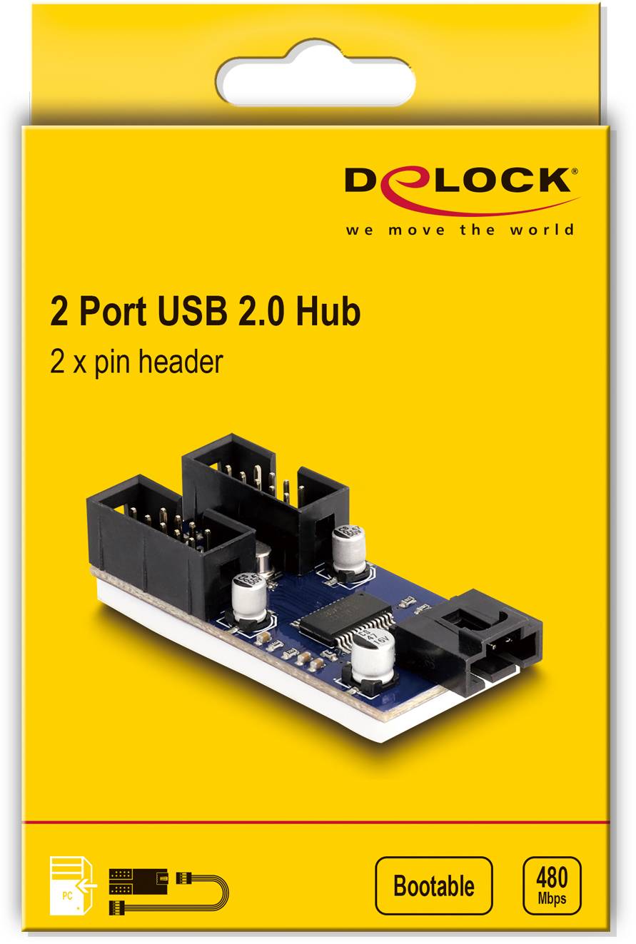 Delock 61100 Prise USB sur poteau USB 2.0-4