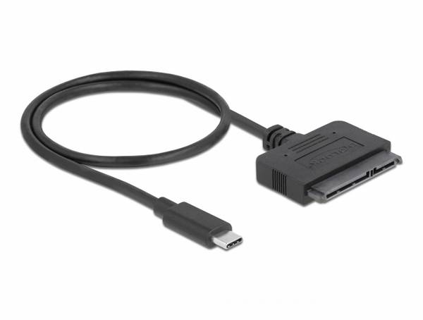 Delock USB 2.0 Adaptateur [1x USB-C® mâle - 1x SATA 6 Gb/s] 63803 0.5 m