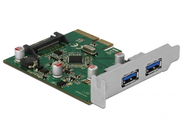 Delock 90298 Carte PCI-Express USB 3.1 (Gen 1) PCIe-2