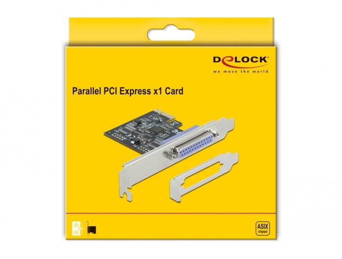 Delock 90500 Carte PCI-Express parallèle (IEEE 1284) PCIe-4
