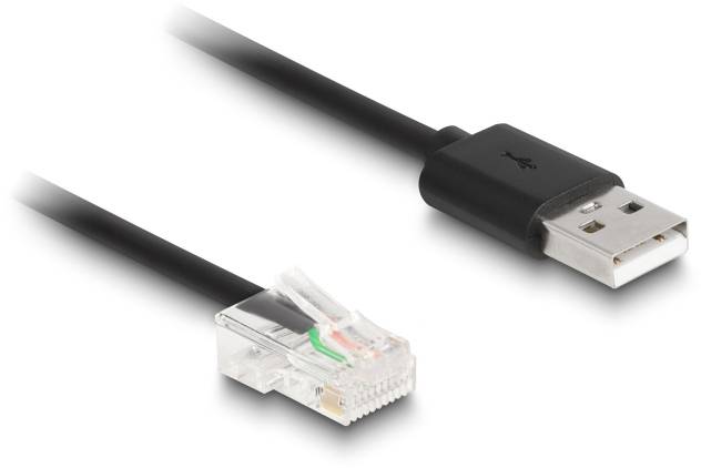 Delock 90601 Câble USB pour scanner filaire noir USB 2.0-2