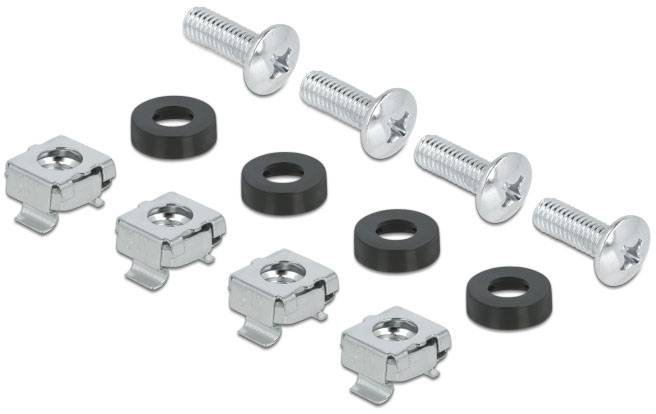 Delock 67031 19 pouces Système coulissant pour armoire électrique 1 UH noir-2