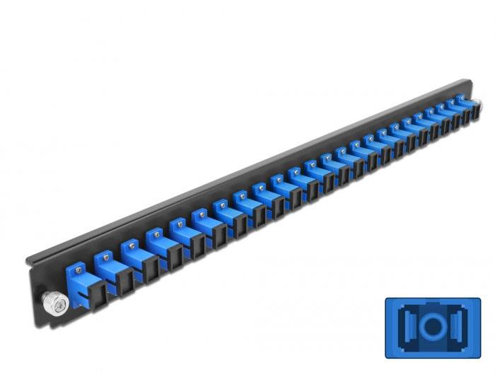 Delock 43351 Cache frontal à fibre optique 1 UH-2
