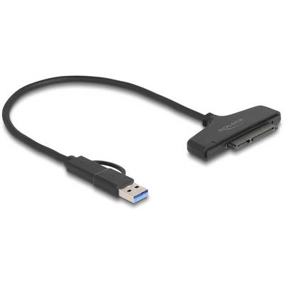 Delock disque dur Câble de raccordement 30 cm noir-0
