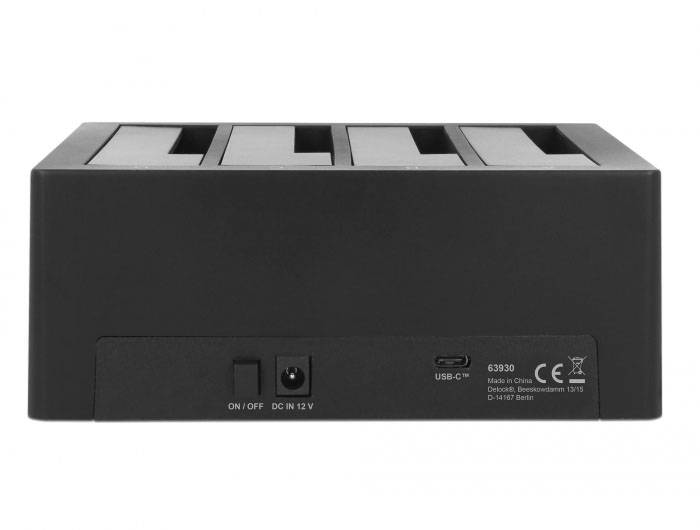 Delock 63930 SATA 6 Gb/s, USB-C®, prise femelle DC 3,5 mm Station d'accueil pour disque dur-6