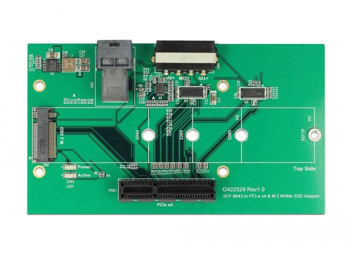Delock 63952 Carte PCI M.2, PCI-Express U.2-0