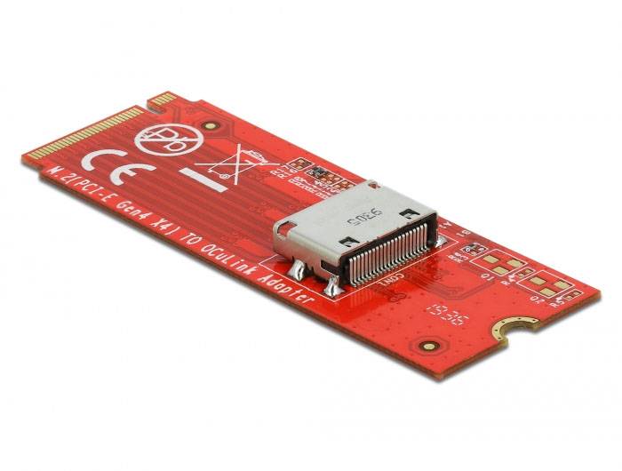Delock 64106 Contrôleur M.2 PCIe 4.0 x4, OCuLink SFF-8612 série-1