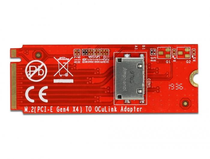 Delock 64106 Contrôleur M.2 PCIe 4.0 x4, OCuLink SFF-8612 série-2