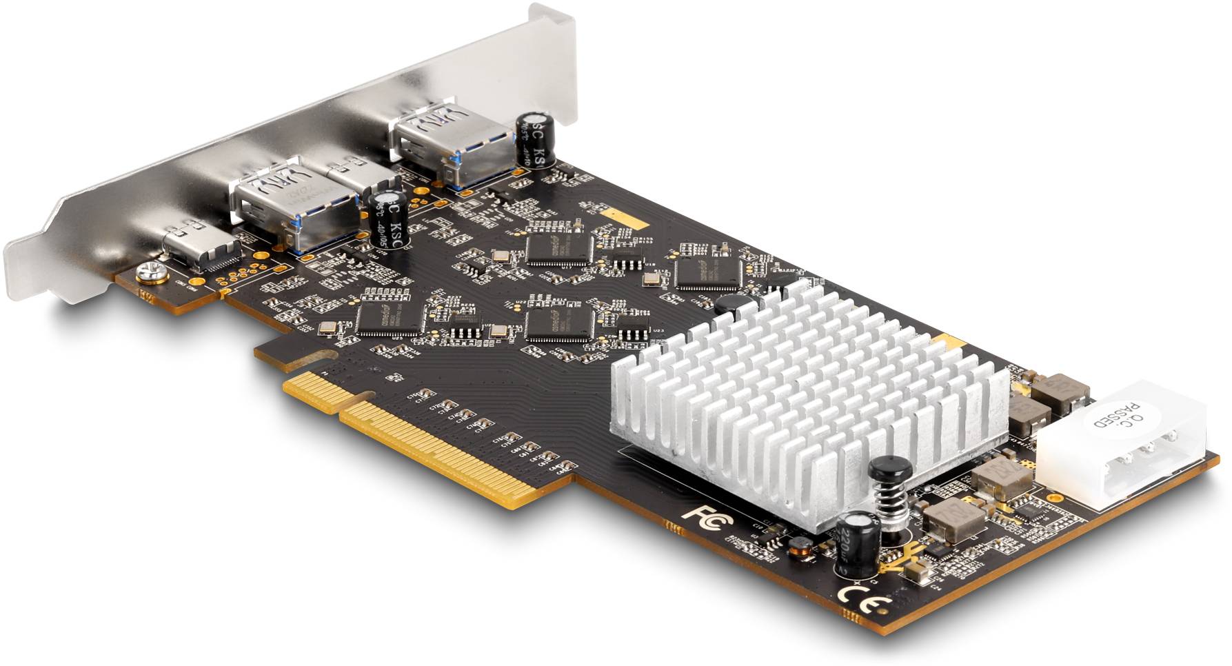Delock 90097 Carte PCI-Express USB 3.1 (2è gén.), USB-C® PCIe-3