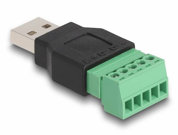 Delock USB 2.0 Adaptateur [1x USB 2.0 type A mâle - 1x prise femelle] 65971