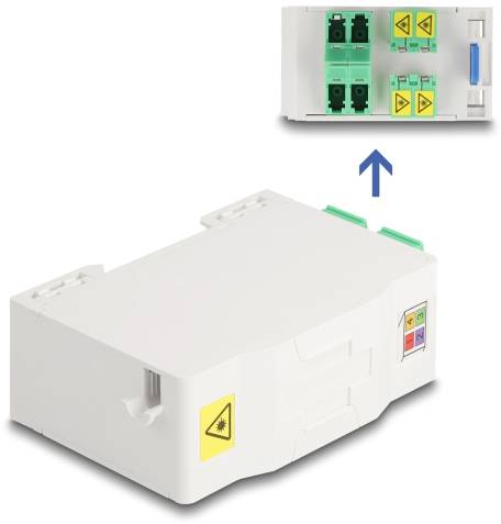 Delock 88098 Prise fibre optique (FO) blanc 1 pc(s)-2