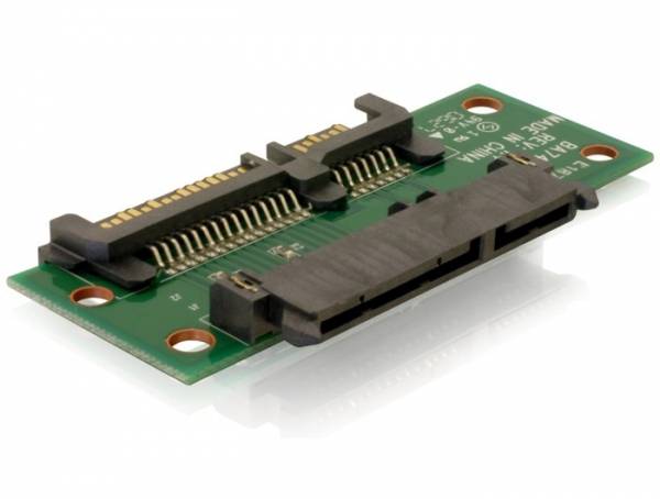 Delock série Adaptateur [1x SATA - 1x SATA] 0.034 m vert-1