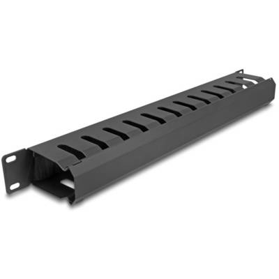 Delock 67069 19 pouces Guide-câbles 1 UH noir-0