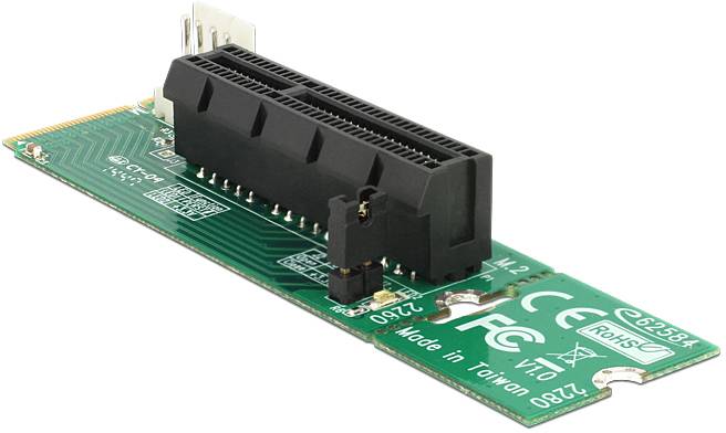 Delock série Adaptateur [1x Mâle M.2 clé M - 1x PCIe 4.0 x4] multicolore-2