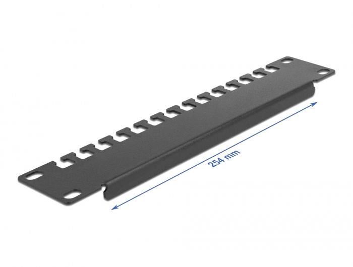 Delock 66677 10 pouces Grille pour armoire électrique noir-2
