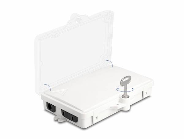 Delock 87899 Prise fibre optique (FO) blanc 1 pc(s)