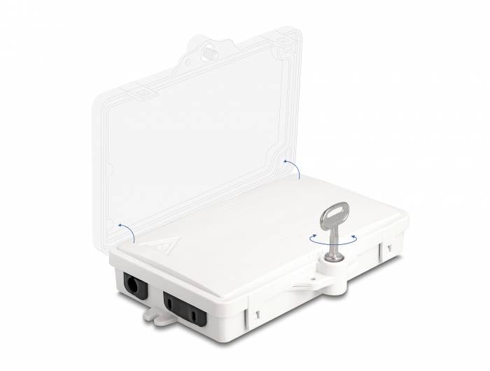 Delock 87899 Prise fibre optique (FO) blanc 1 pc(s)-0