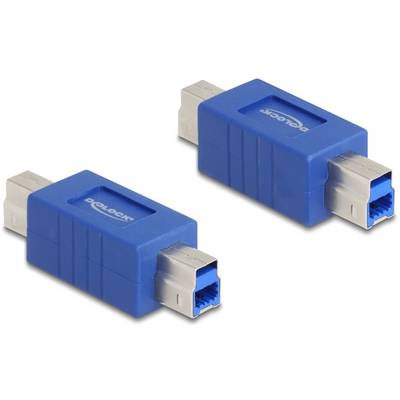 Deux adaptateurs USB 3.0 bleus, de type mâle à femelle, adaptés pour connecter différents appareils USB.