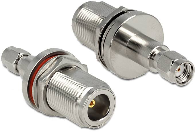 Delock 88847 88847 Adaptateur N N femelle - fiche mâle RPSMA 0 cm 1 pc(s) Single-1