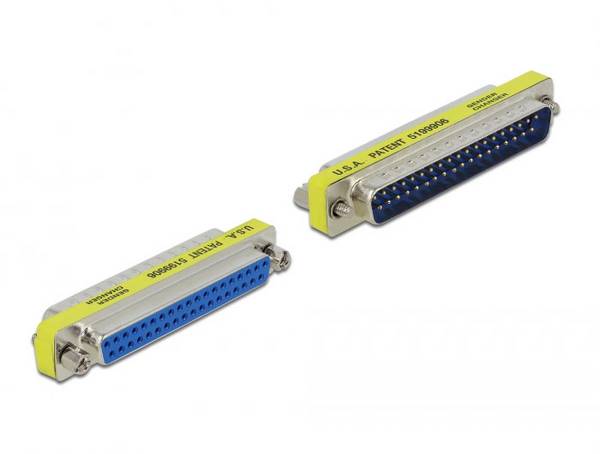 Delock 65110 VGA Adaptateur [1x SUB-D mâle 37 pôles - 1x SUB-D femelle 37 pôles] argent contacts dorés