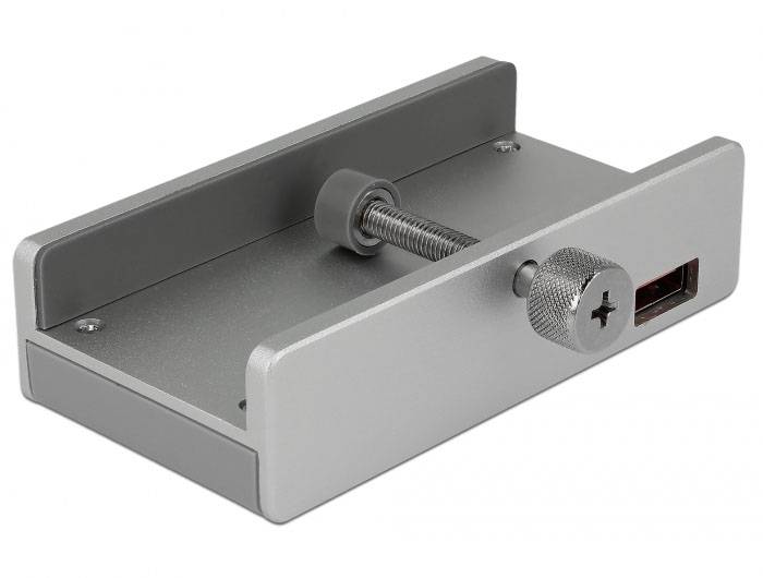 Delock 64046 Hub USB 4 ports USB-A USB 3.2 Gen1 5 GBit/s argent 64046-2