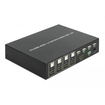 Delock 11488 Commutateur matrice KVM HDMI clavier, souris, télécommande 1920 x 1080 Pixel-2