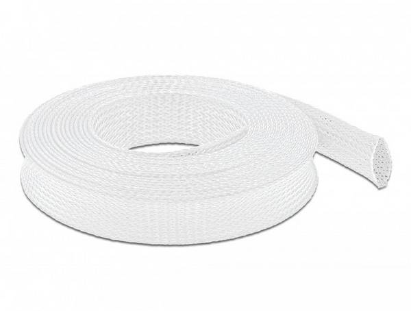 Delock 20696 20696 Gaine tressée blanc polyester 5 m 18 à 35 mm 1 pc(s)