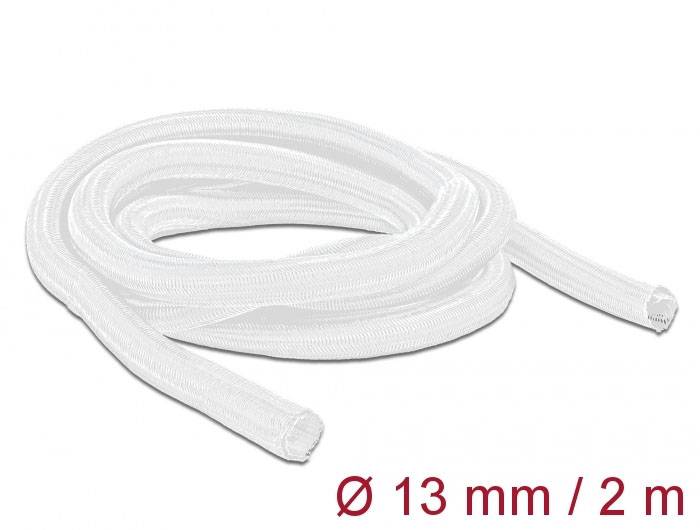 Delock 20698 20698 Gaine tressée blanc polyester 2 m 14 mm (max) 1 pc(s)-1