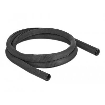 Delock Tube guide-câbles polyester noir (Ø x L) 25 mm x 2 m 1 pc(s) 19181-0