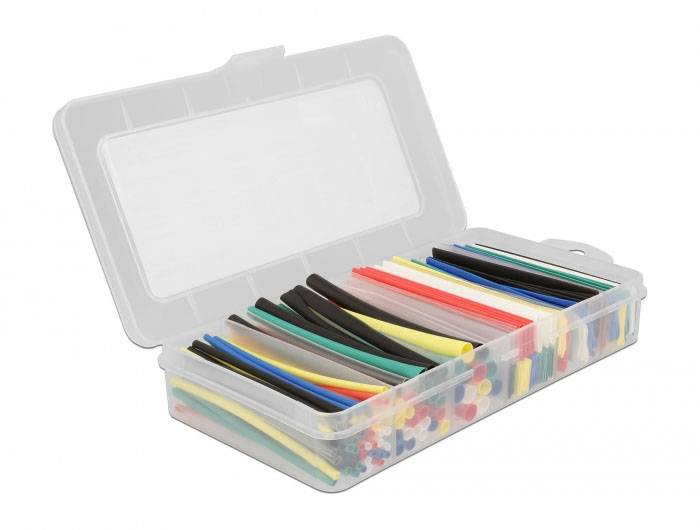 Delock 20736 Assortiment de gaines thermorétractables multicolore Taux de retreint:2:1 1 pc(s)-0