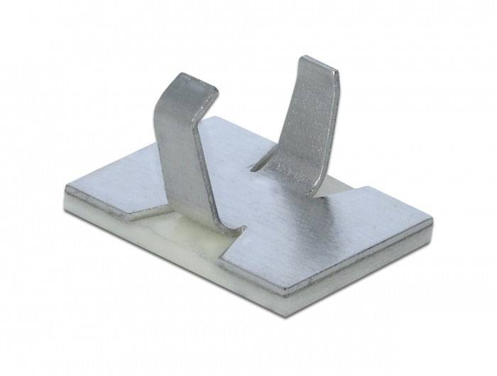 Delock Bride de montage autocollant 60183 argent 10 pc(s)-0
