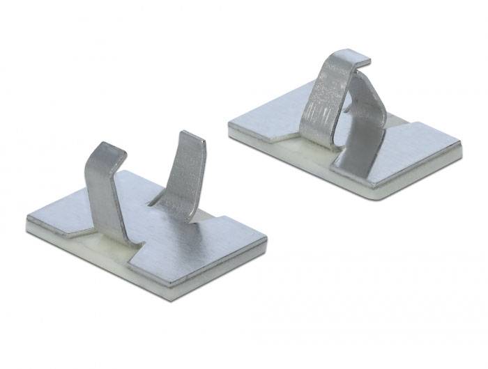 Delock Bride de montage autocollant 60183 argent 10 pc(s)-2