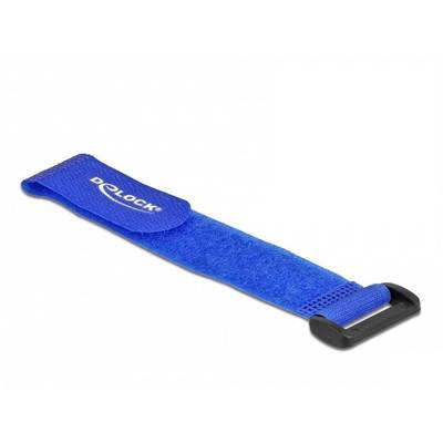 Delock Collier de serrage auto-agrippant pour grouper (L x l) 190 mm x 25 mm bleu 5 pc(s)-1