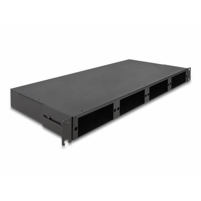 Delock 66924 Panneau de brassage 483 mm (19") Câble 1 UH noir non équipé-0