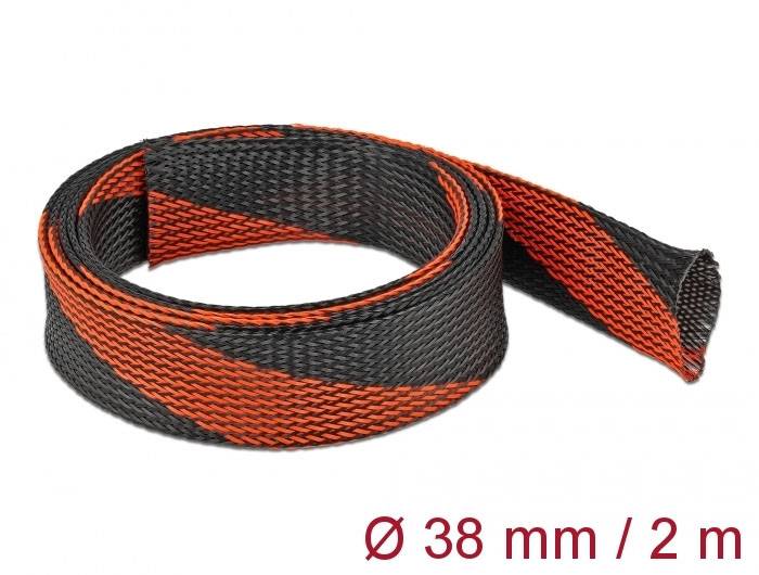 Delock 20753 20753 Gaine tressée multicolore polyester 2 m 30 à 60 mm 1 pc(s)-0