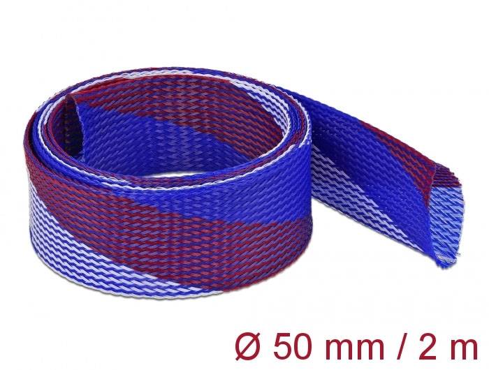 Delock 20761 20761 Gaine tressée multicolore polyester 2 m 40 à 80 mm 1 pc(s)-0