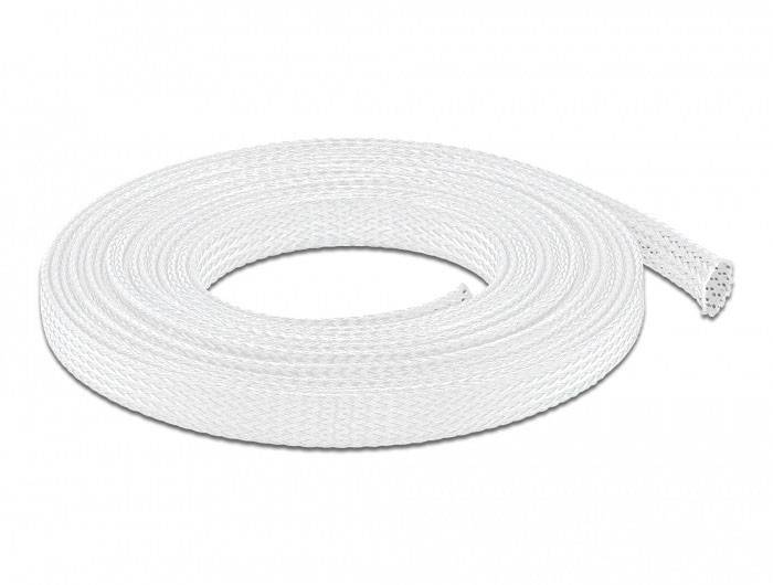 Delock 20804 20804 Gaine tressée blanc polyester 10 m 8 à 24 mm 1 pc(s)-0