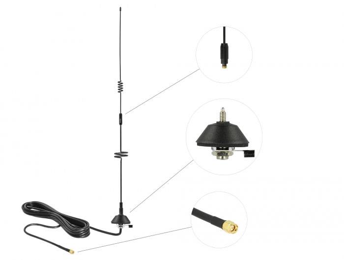 Delock 12582 12582 Antenne LTE 7 dBi 2.4 GHz-3