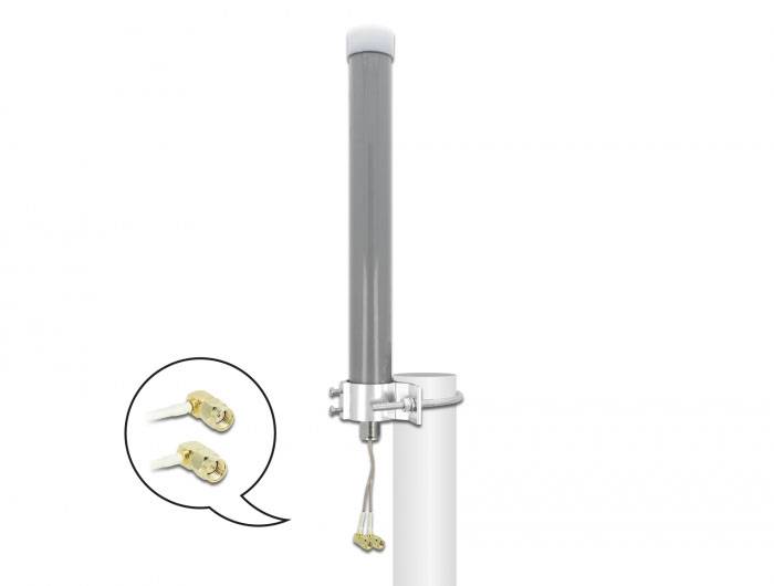 Delock 12694 12694 Antenne WiFi 3 dBi 2.4 GHz-1